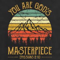 You Are GodS Masterpiece 7 Panel Mesh Trucker Snapback Hat