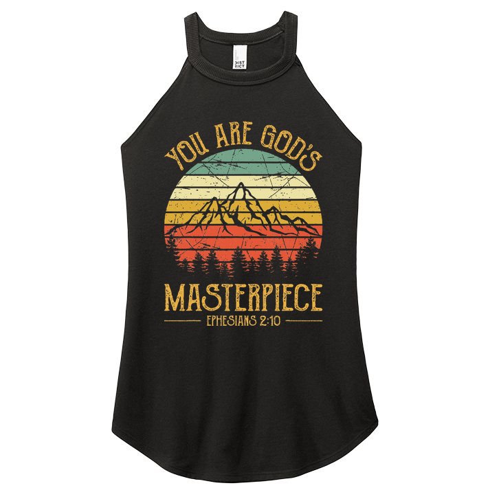 You Are GodS Masterpiece Women's Perfect Tri Rocker Tank