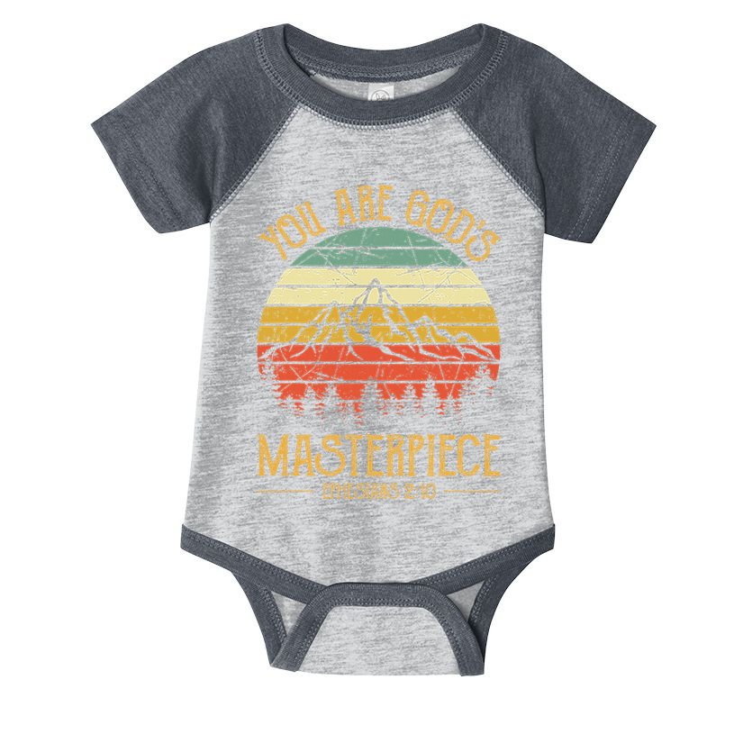 You Are GodS Masterpiece Infant Baby Jersey Bodysuit