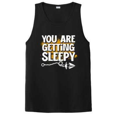 You Are Getting Sleepy Hypnotic Illusion Hypnosis Cool Gift PosiCharge Competitor Tank