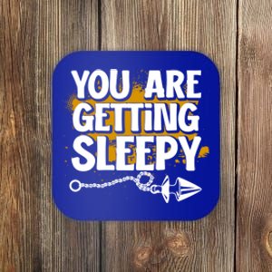 You Are Getting Sleepy Hypnotic Illusion Hypnosis Cool Gift Coaster