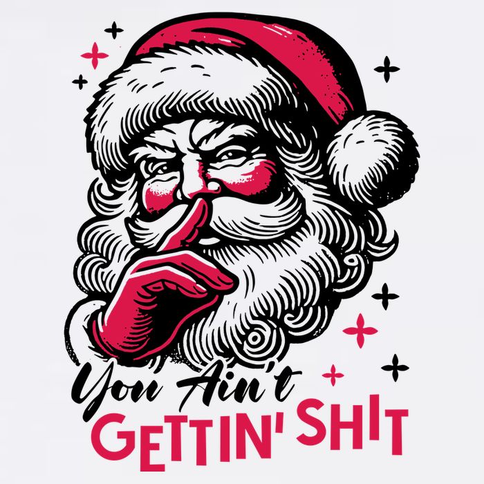 You Aint Gettin Shit Funny Santa Cooling Performance Crew T-Shirt