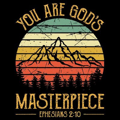 You Are Gods Masterpiece Kids Christian T-Shirt