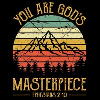 You Are Gods Masterpiece Kids Christian Bucket Hat