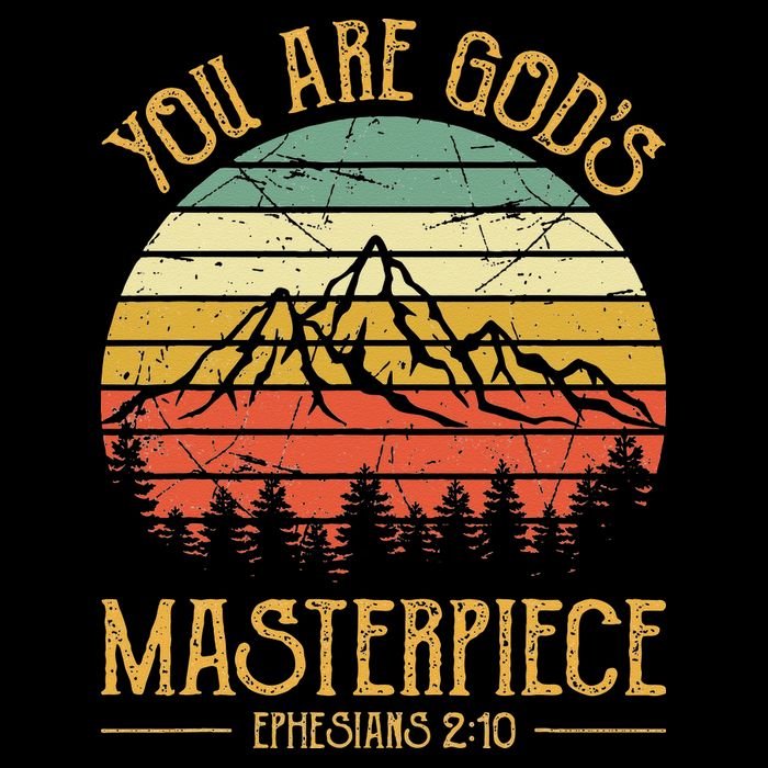 You Are Gods Masterpiece Kids Christian Bucket Hat