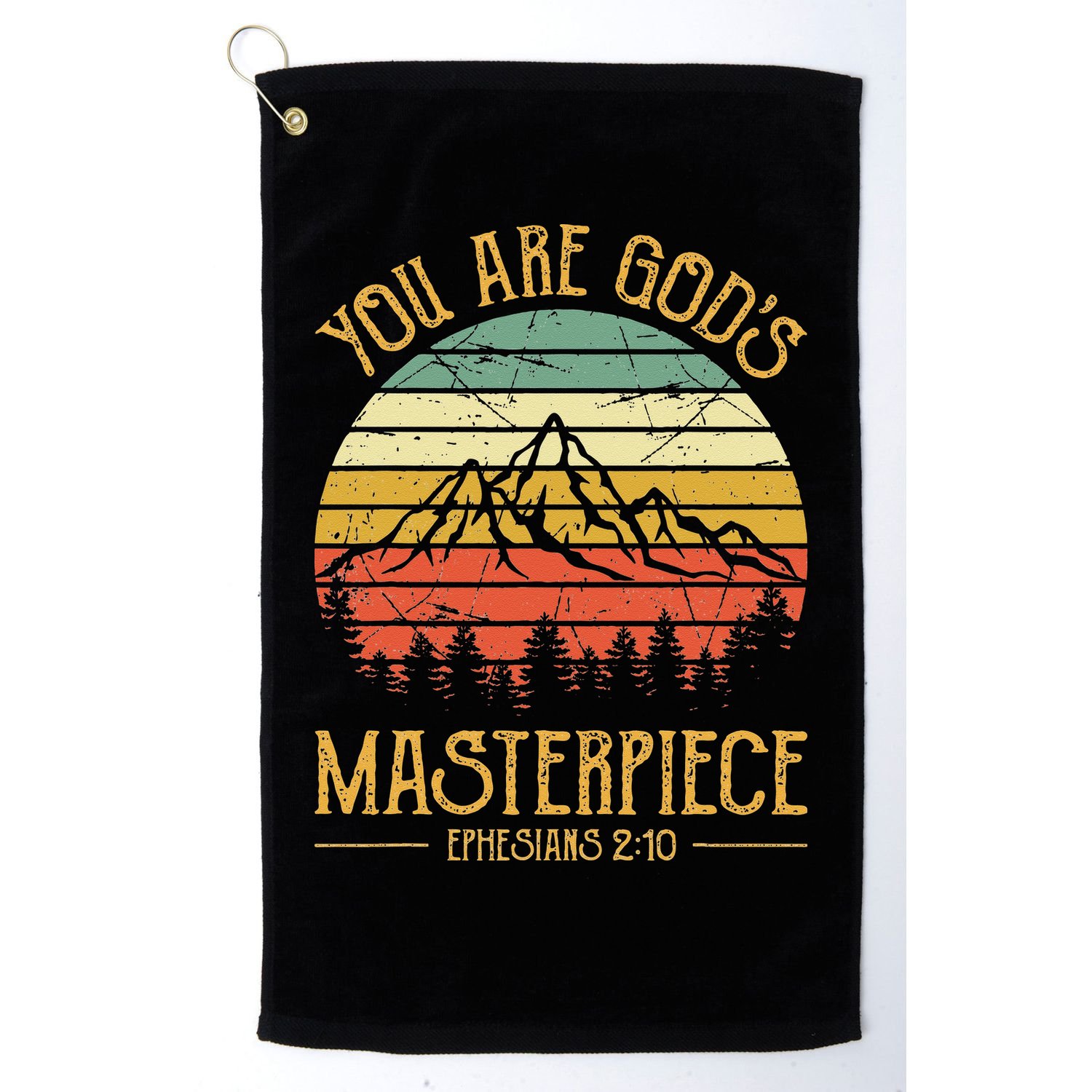 You Are Gods Masterpiece Kids Christian Golf Towel