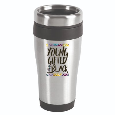 Young Gifted & Black African Pride 16oz Travel Tumbler