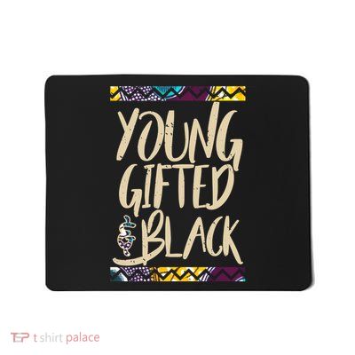 Young Gifted & Black African Pride Mousepad