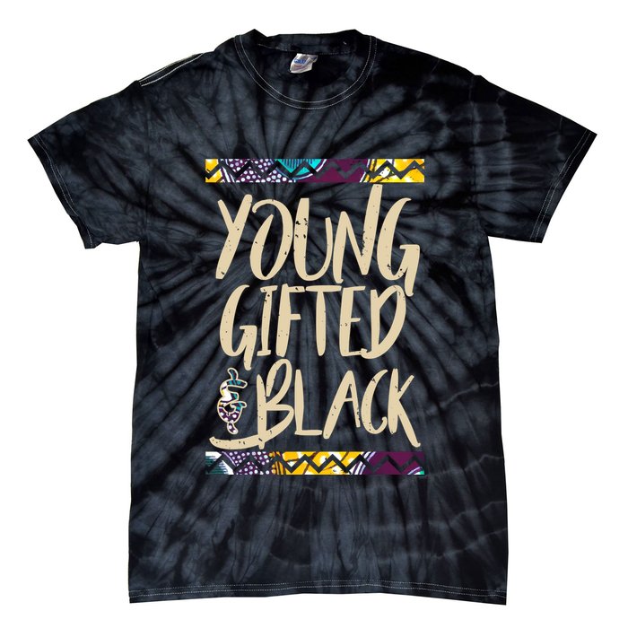 Young Gifted & Black African Pride Tie-Dye T-Shirt