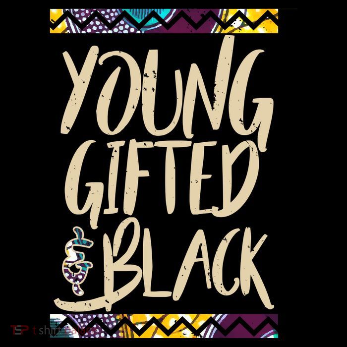 Young Gifted & Black African Pride Women's V-Neck T-Shirt
