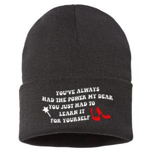 YouVe Always Had The Power My Dear Apparel Sustainable Knit Beanie