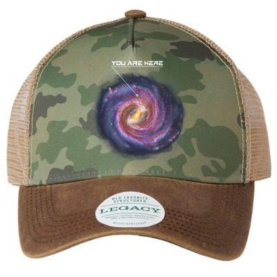 You Are Here Astronomy Milky Way Solar System Galaxy Space Legacy Tie Dye Trucker Hat