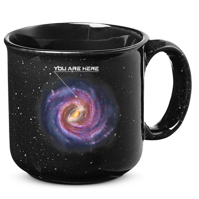 You Are Here Astronomy Milky Way Solar System Galaxy Space 15oz Campfire Ceramic Mug