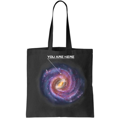 You Are Here Astronomy Milky Way Solar System Galaxy Space Bag