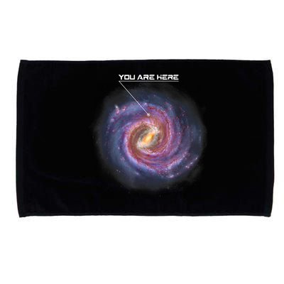 You Are Here Astronomy Milky Way Solar System Galaxy Space Microfiber Hand Towel