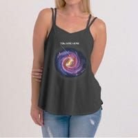 You Are Here Astronomy Milky Way Solar System Galaxy Space Women's Strappy Tank