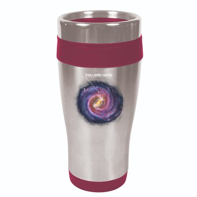 You Are Here Astronomy Milky Way Solar System Galaxy Space 16oz Travel Tumbler