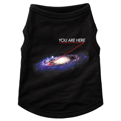 YOU ARE HERE Milky Way Galaxy Funny Outerspace Astronomy Doggie Tank