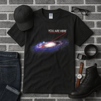 YOU ARE HERE Milky Way Galaxy Funny Outerspace Astronomy Tall T-Shirt