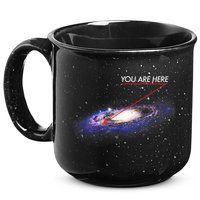 YOU ARE HERE Milky Way Galaxy Funny Outerspace Astronomy 15oz Campfire Ceramic Mug