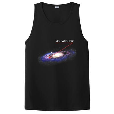YOU ARE HERE Milky Way Galaxy Funny Outerspace Astronomy PosiCharge Competitor Tank