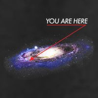 YOU ARE HERE Milky Way Galaxy Funny Outerspace Astronomy Golf Towel