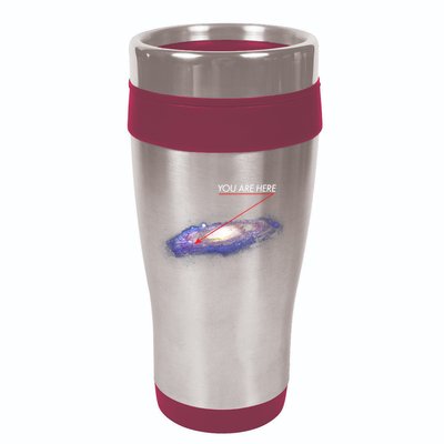 YOU ARE HERE Milky Way Galaxy Funny Outerspace Astronomy 16oz Travel Tumbler