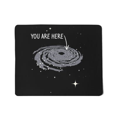 You Are Here Astronomy Galaxy Astronomer Science Fan Mousepad