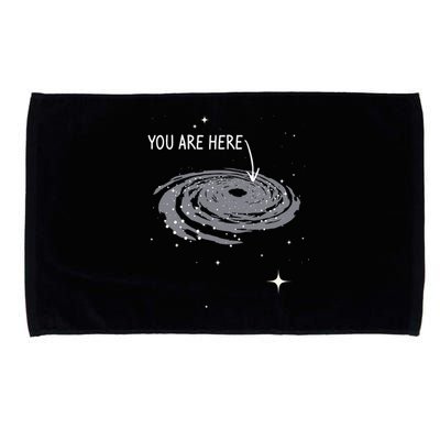 You Are Here Astronomy Galaxy Astronomer Science Fan Microfiber Hand Towel