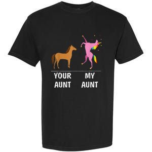 Your Aunt Horse My Aunt Unicorn Funny Garment-Dyed Heavyweight T-Shirt