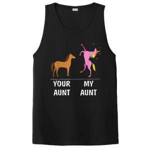 Your Aunt Horse My Aunt Unicorn Funny PosiCharge Competitor Tank