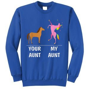 Your Aunt Horse My Aunt Unicorn Funny Sweatshirt