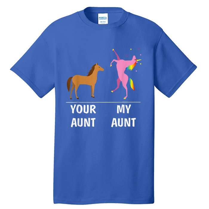 Your Aunt Horse My Aunt Unicorn Funny Tall T-Shirt