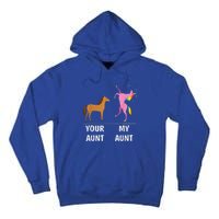 Your Aunt Horse My Aunt Unicorn Funny Tall Hoodie