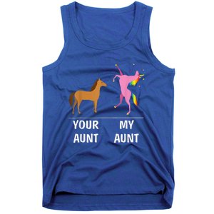 Your Aunt Horse My Aunt Unicorn Funny Tank Top