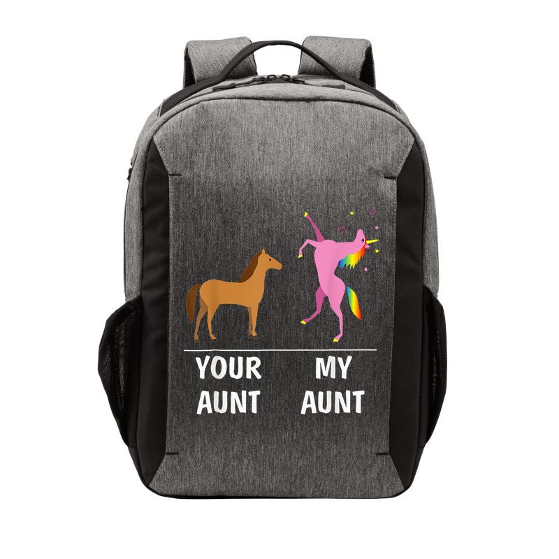 Your Aunt Horse My Aunt Unicorn Funny Vector Backpack