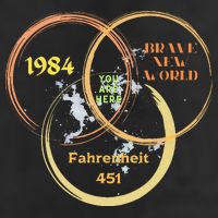 You Are Here 1984 Brave New World Dystopia Cool Comfort Performance Bucket Hat