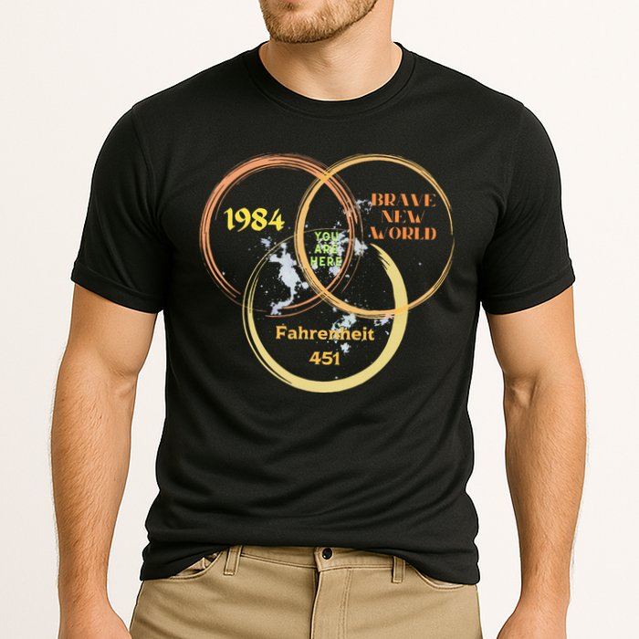 You Are Here 1984 Brave New World Dystopia Cooling Performance Crew T-Shirt