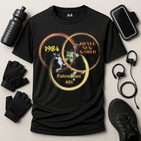 You Are Here 1984 Brave New World Dystopia Cooling Performance Crew T-Shirt
