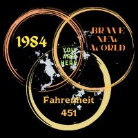 You Are Here 1984 Brave New World Dystopia Cooling Performance Crew T-Shirt