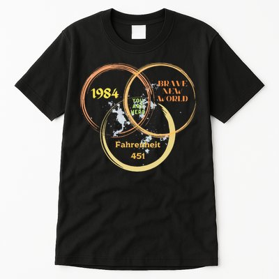 You Are Here 1984 Brave New World Dystopia Tall T-Shirt