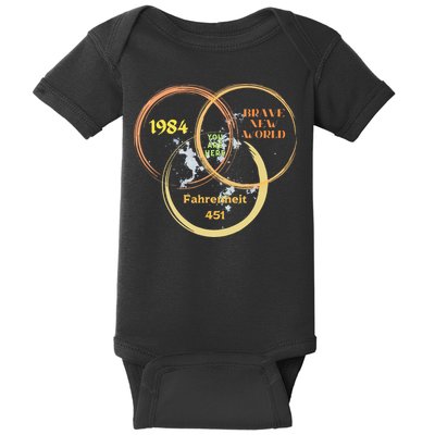 You Are Here 1984 Brave New World Dystopia Baby Bodysuit