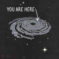 You Are Here Astronomy Galaxy Astronomer Science Fan 7 Panel Mesh Trucker Snapback Hat