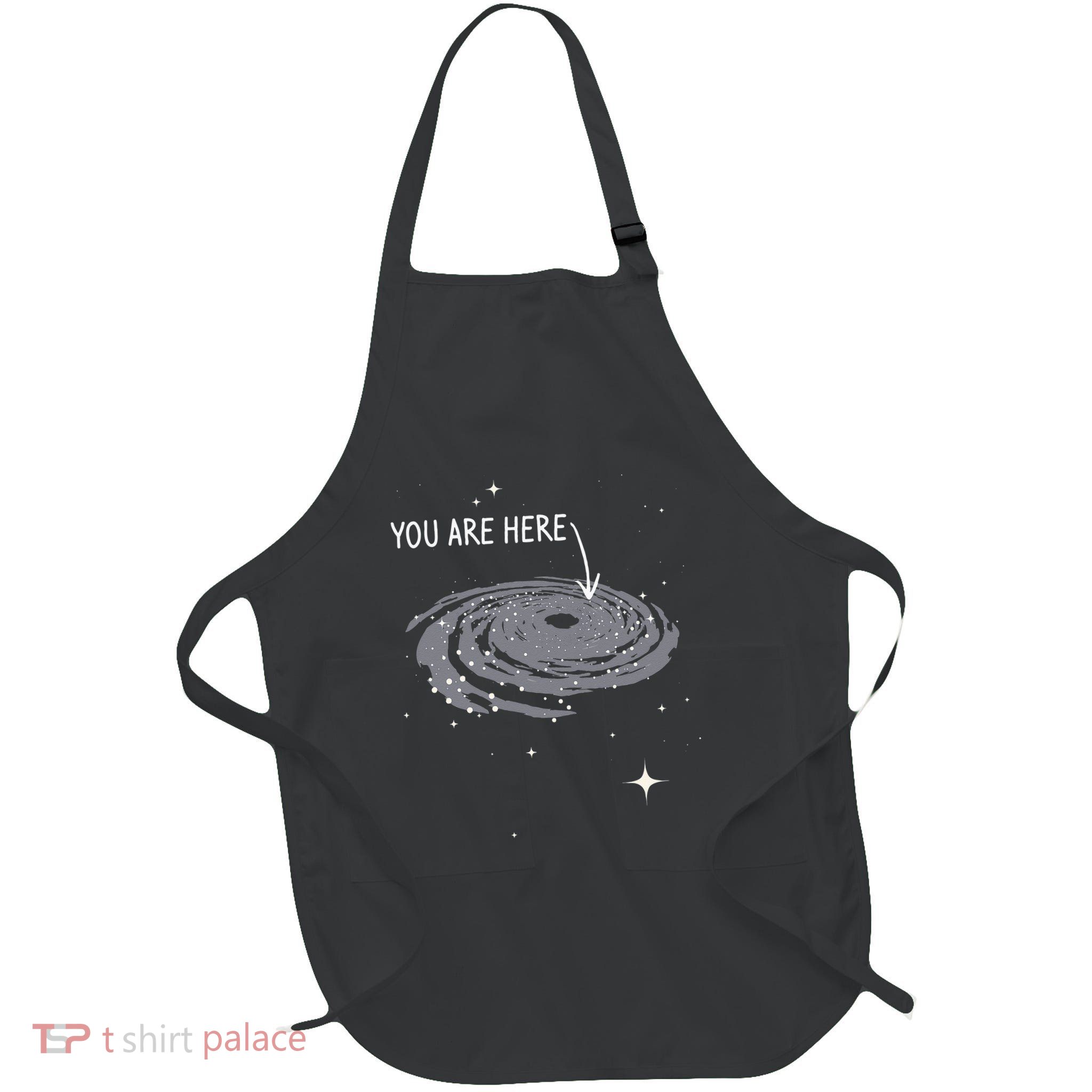 You Are Here Astronomy Galaxy Astronomer Science Fan Apron