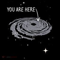 You Are Here Astronomy Galaxy Astronomer Science Fan 16 in Basic Backpack