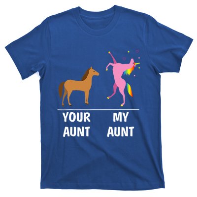 Your Aunt Horse My Aunt Unicorn Funny Outfit Tees Gift T-Shirt