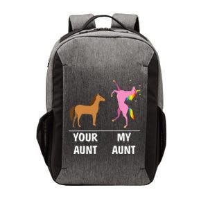 Your Aunt Horse My Aunt Unicorn Funny Outfit Tees Gift Vector Backpack