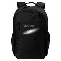 You Are Here Milky Way Science Planet Astronomer Daily Commute Backpack