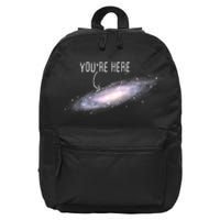 You Are Here Milky Way Science Planet Astronomer 16 in Basic Backpack