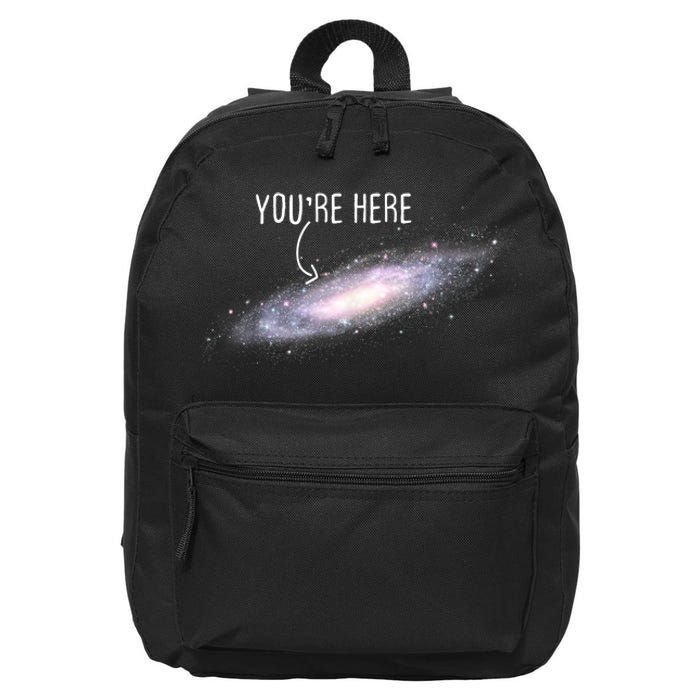 You Are Here Milky Way Science Planet Astronomer 16 in Basic Backpack